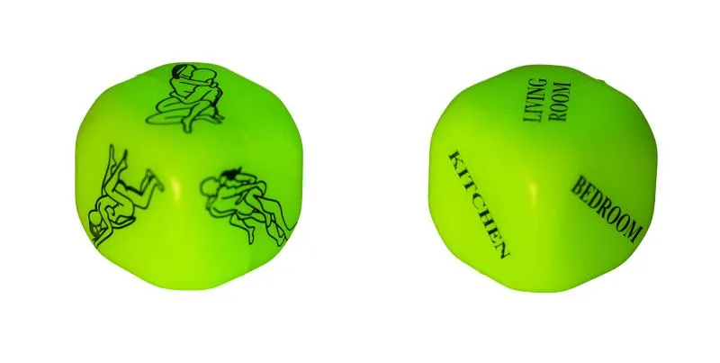 Love Dice Kamasutra Glow in the Dark Set - Englische Version – Bild 3