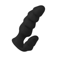 Gewellter Silikon-Analvibrator, 13 cm Gewellter Silikon-Analvibrator, 13 cm