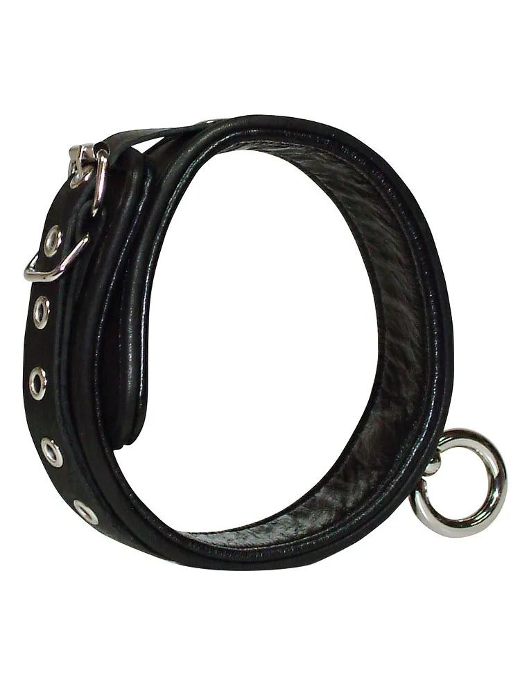 Leder-Halsfessel, schwarz Leder-Halsfessel, schwarz