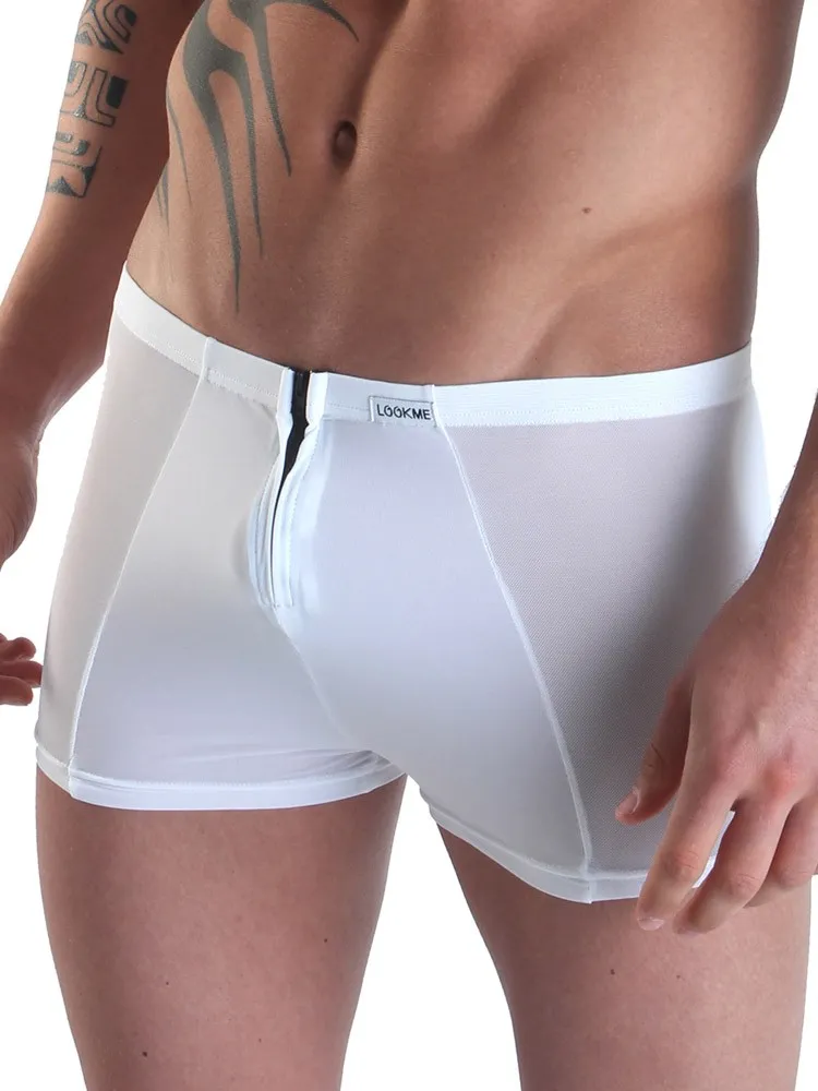 Look Me Wiz: Zip-Pant, weiß (M) Look Me Wiz: Zip-Pant, weiß (M)