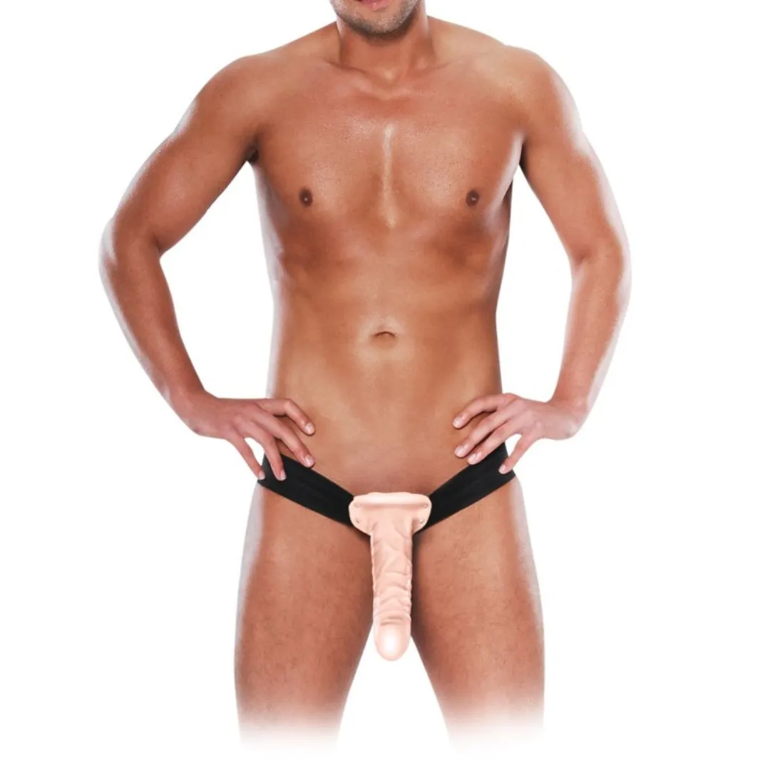 Umschnalldildo 10 "Flesh Hollow Strap-on“ – Bild 3