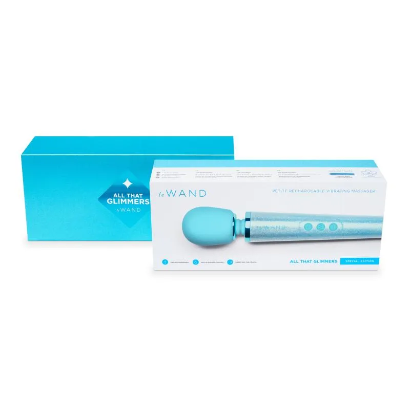 Le Wand – Petite All That Glimmers Vibrator – Blau – Bild 5