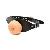 XR Brands - Ass Face Mundgag - Beige XR Brands - Ass Face Mundgag - Beige