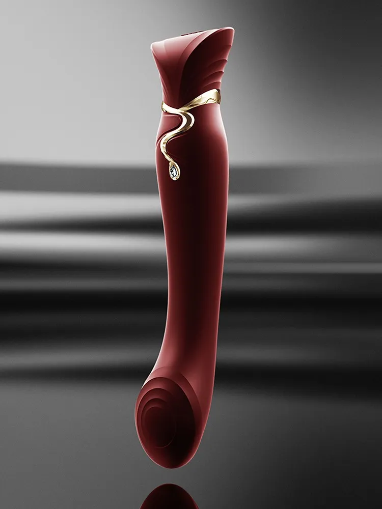 Zalo Queen: G-Punkt-/Pulse-Wave-Vibrator, rot Zalo Queen: G-Punkt-/Pulse-Wave-Vibrator, rot