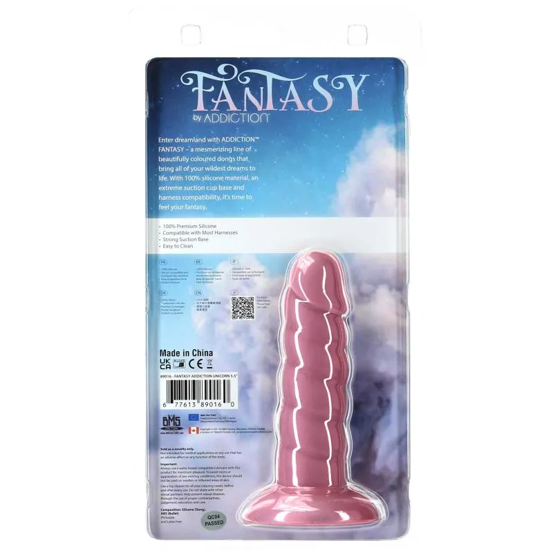 Addiction – Fantasy Unicorn Dildo 14 cm – Rosa – Bild 3
