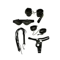 Bad Kitty Bondageset 5teilig, schwarz Bad Kitty Bondageset 5teilig, schwarz