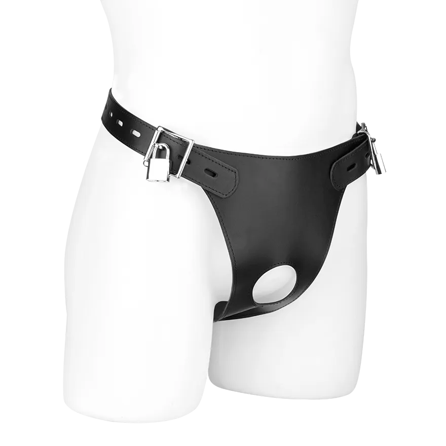 Keuschheitsslip mit Schloss Keuschheitsslip mit Schloss