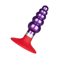 Edelstahl-Plug mit Silikonsaugfuß, 10 cm Edelstahl-Plug mit Silikonsaugfuß, 10 cm