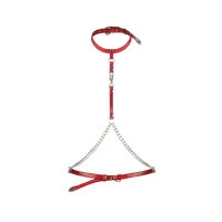 Harness-Top mit Kette rot Harness-Top mit Kette rot