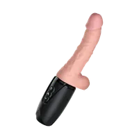 6.5 Inch Thrusting Cock With Balls - Triple Threat, 27 cm 6.5 Inch Thrusting Cock With Balls - Triple Threat, 27 cm