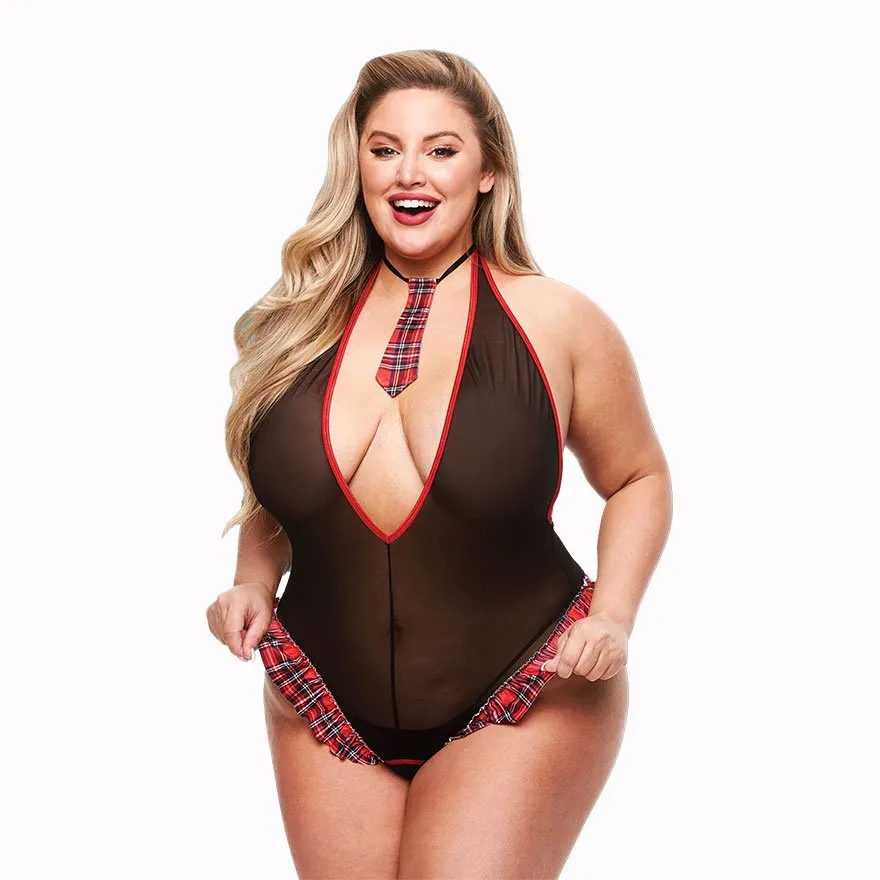 Crotchless Schoolgirl Set, 2 Teile Crotchless Schoolgirl Set, 2 Teile