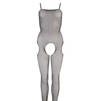 Bodystocking ouvert aus Stretch-Netz mit Cut-outs Bodystocking ouvert aus Stretch-Netz mit Cut-outs