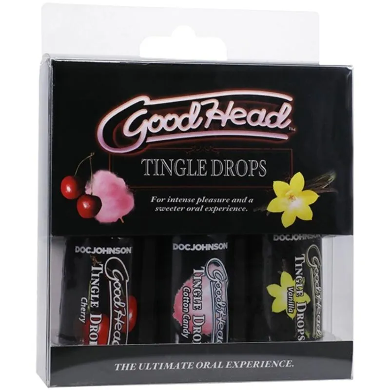 Doc Johnson - GoodHead Tingle Drops 3 Geschmacksrichtungen - 29 ml – Bild 2