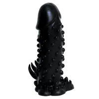 Malesation Nubby Sleeve: Penishülle, schwarz Malesation Nubby Sleeve: Penishülle, schwarz