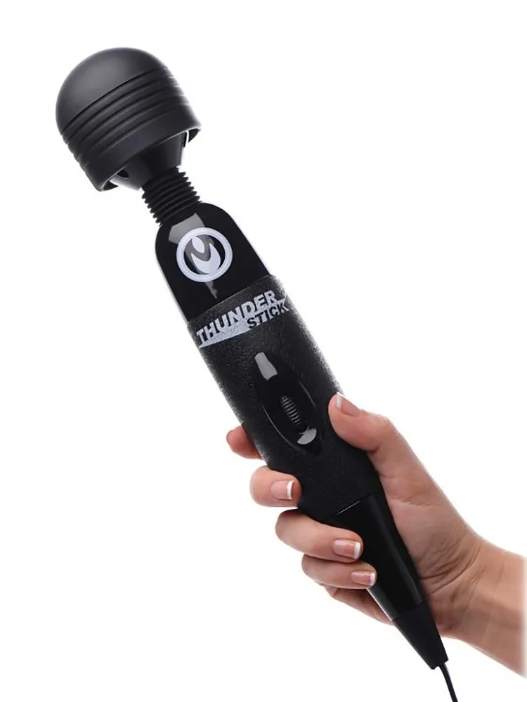 Master Series Thunder Stick: Wandvibrator, schwarz Master Series Thunder Stick: Wandvibrator, schwarz