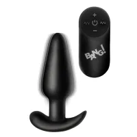 BANG! - Vibrations-Buttplug mit Fernbedienung -Schwarz BANG! - Vibrations-Buttplug mit Fernbedienung -Schwarz