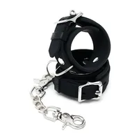 Silikon-Handfesseln (verschließbar), schwarz Silikon-Handfesseln (verschließbar), schwarz