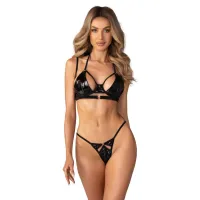 Obsessive – Keira Lise 2-teiliges Set – Schwarz Obsessive – Keira Lise 2-teiliges Set – Schwarz