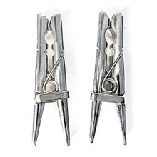 Black Label Stainless Steel Clothespins: Edelstahl-Nippelklemmen Black Label Stainless Steel Clothespins: Edelstahl-Nippelklemmen
