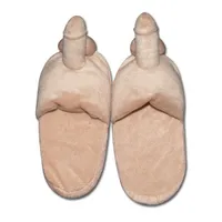 Plüsch-Hausschuhe: Penis, haut Plüsch-Hausschuhe: Penis, haut
