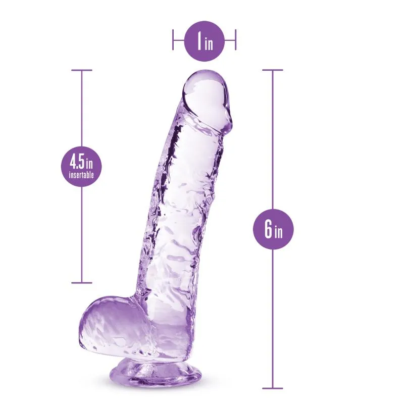 B Yours - Naturally Yours Crystalline Dildo Amethyst – Bild 3