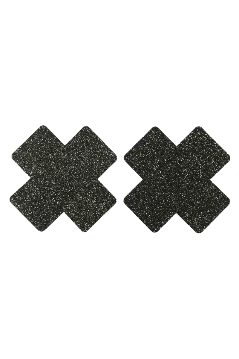 Nipple Cover schwarz Glitzer Nipple Cover schwarz Glitzer