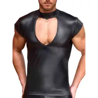 Shirt im Mattlook mit V-Cut-Out Shirt im Mattlook mit V-Cut-Out