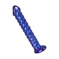 Glasdildo mit zarter Aderung, 17,5 cm Glasdildo mit zarter Aderung, 17,5 cm