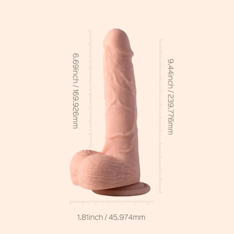 HoneyPlayBox – Kenzo Stoß-Dildo mit Saugnapf – 23.9 cm – Bild 4