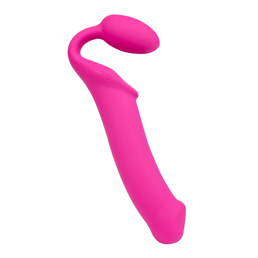 Vibrating Bendable Strap-On - Size XL, 34 cm Vibrating Bendable Strap-On - Size XL, 34 cm