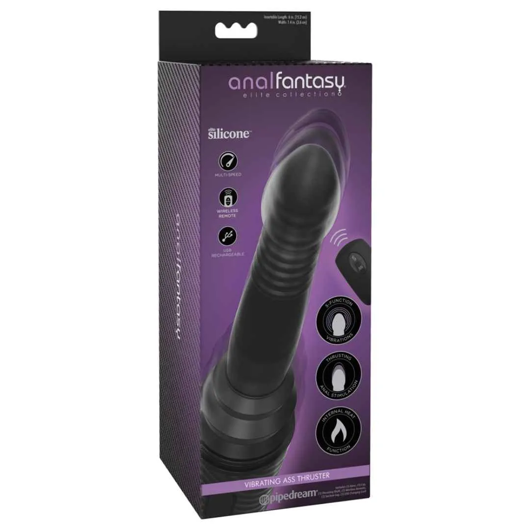 Analdildo „Vibrating Ass Thruster“ mit Vibration und Stoßfunktion – Bild 4