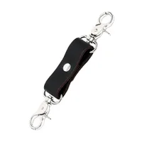 Leder-Hogtie-Verbindung, schwarz Leder-Hogtie-Verbindung, schwarz