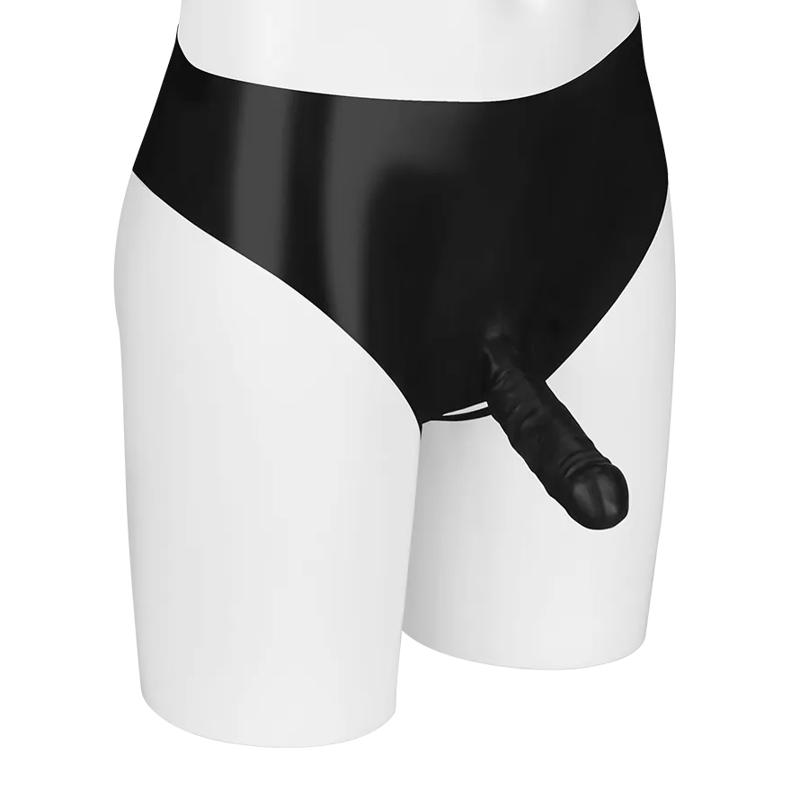 Latex-Slip mit Sleeve und Hodenöffnung Latex-Slip mit Sleeve und Hodenöffnung