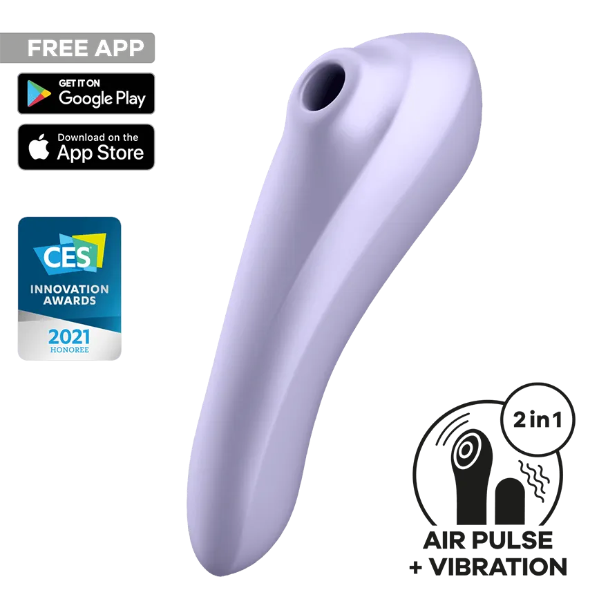 Satisfyer Dual Pleasure Connect App, Vibrator + Druckwellen Satisfyer Dual Pleasure Connect App, Vibrator + Druckwellen