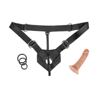 Strap-On Harness, 17 cm, 7 Teile Strap-On Harness, 17 cm, 7 Teile