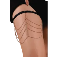 Oberschenkelschmuck Ketten - silber Oberschenkelschmuck Ketten - silber