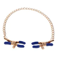 Cougar Brustwarzenklemmen mit Kette - Gold Cougar Brustwarzenklemmen mit Kette - Gold