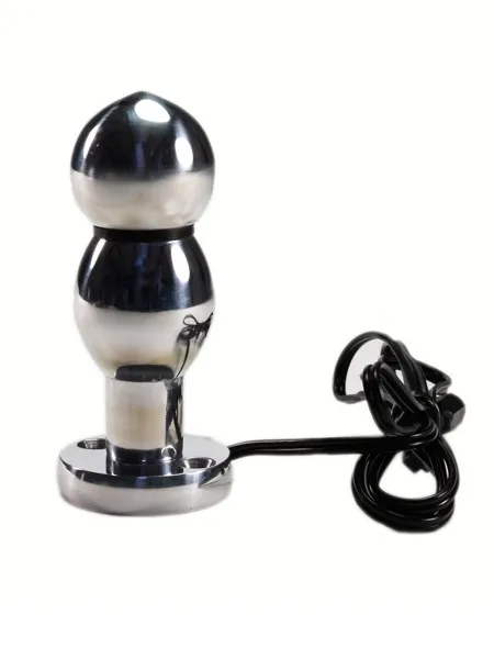 Elektro-Sex: Analplug Doppelkugel, bipolar Elektro-Sex: Analplug Doppelkugel, bipolar