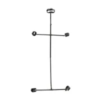 Pranger mit Lederfesseln, schwarz Pranger mit Lederfesseln, schwarz