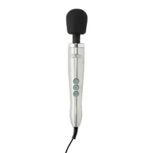Doxy Die Cast Wand: Massage-Vibrator, silber/schwarz Doxy Die Cast Wand: Massage-Vibrator, silber/schwarz