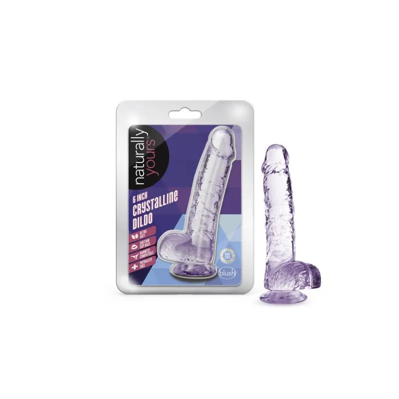 B Yours - Naturally Yours Crystalline Dildo Amethyst – Bild 5