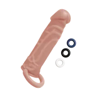 Realistic 1" Penis Extender, 15,2 cm Realistic 1" Penis Extender, 15,2 cm