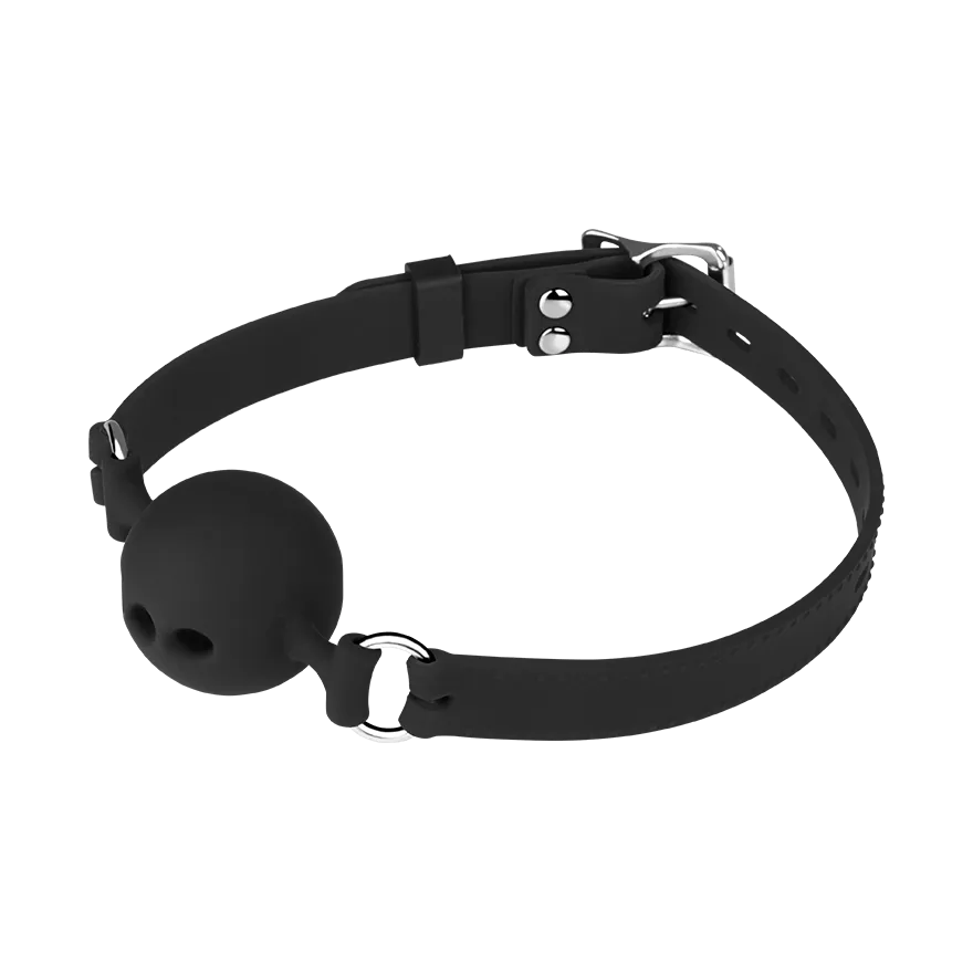 Knebel mit perforiertem Ball Knebel mit perforiertem Ball