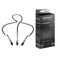 STEAMY SHADES Y-Style Deluxe Beaded Nipple Clamps STEAMY SHADES Y-Style Deluxe Beaded Nipple Clamps