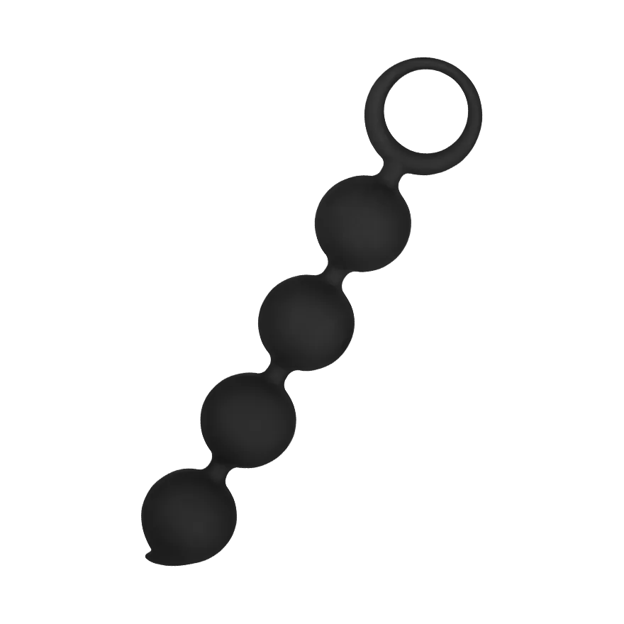 Weiche Silikon-Analkette, 15 cm Weiche Silikon-Analkette, 15 cm