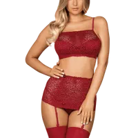 Rotes Dessous Set 3tlg Rotes Dessous Set 3tlg