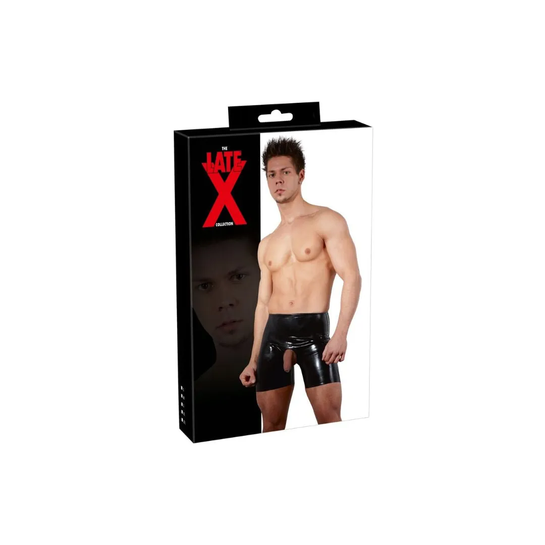 Latex-Pants mit Showmaster-Öffnung für Penis und Hoden – Bild 4