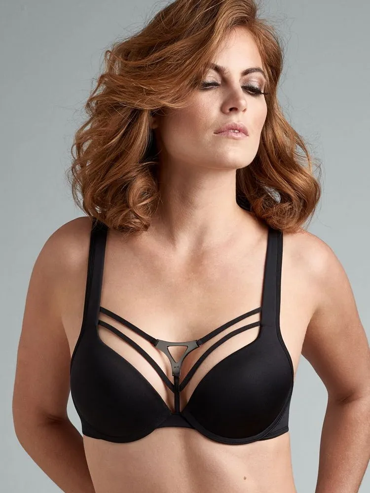 Marlies Dekkers Triangle: Padded Push-Up BH, schwarz (70 B) Marlies Dekkers Triangle: Padded Push-Up BH, schwarz (70 B)