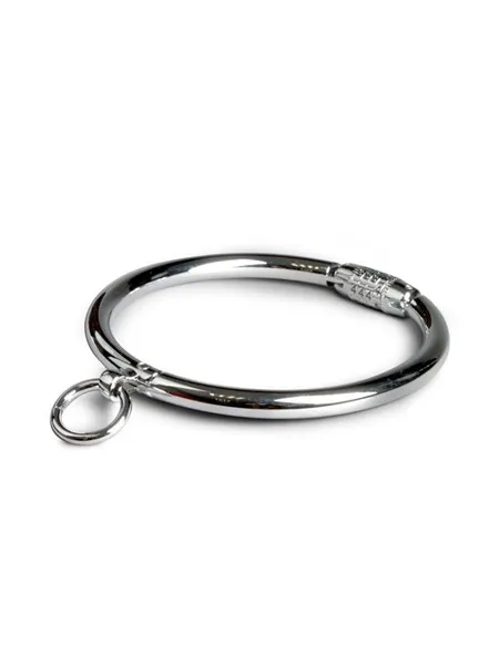 Black Label Stainless Steel Collar With Combination Lock: Verschliessbare Ede... (Large) Black Label Stainless Steel Collar With Combination Lock: Verschliessbare Ede... (Large)