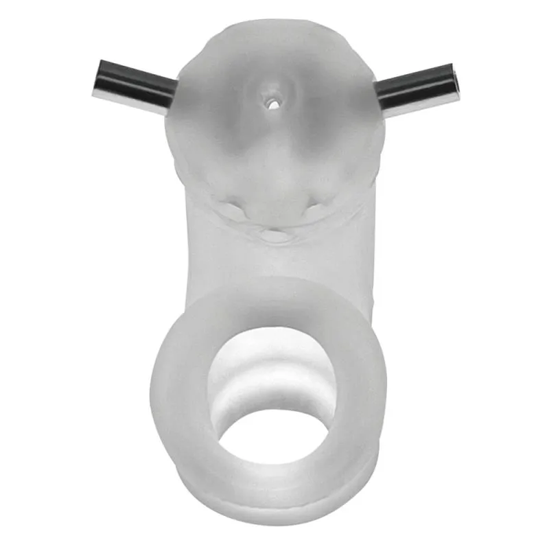 Oxballs - Airlock Electro Air-Lite Vented Chastity Clear Ice – Bild 3